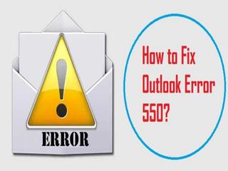 Fix Error 550 in Outlook