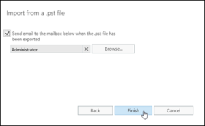 add mailbox to convert edb to pst